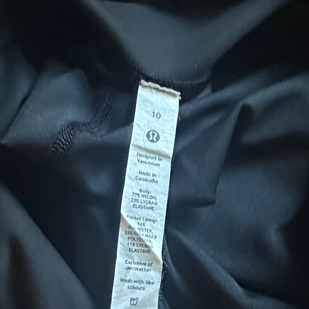 lululemon athletica Women's Jet Black Leggings